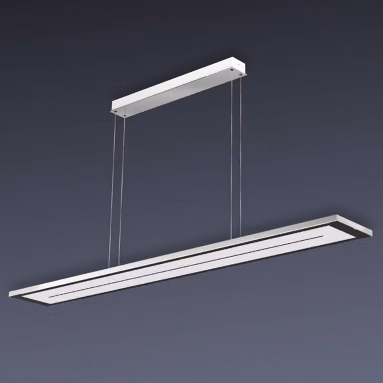 Evotec Lampada a sospensione LED Zen dimmerabile 180 cm ZEN,, Alluminio / Grigio / Zincato, Soggiorno / Sala da pranzo, Alluminio, Moderno