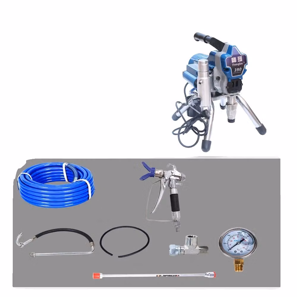 Spruzzatore di vernice airless, alta pressione, macchina elettrica, arancione