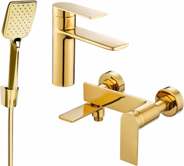 Mexen Zero R62 set da bagno, oro - 71103R62-50