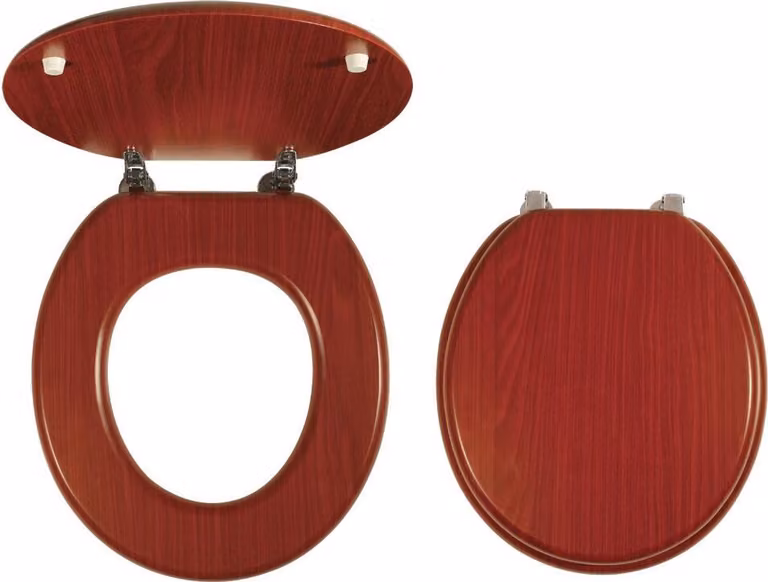 Sedile WC Novaservis in MDF impiallacciato/ORECHLYRA