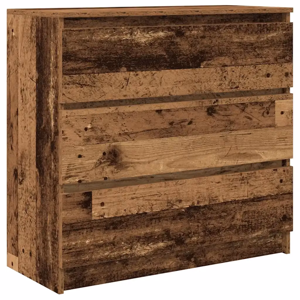 Credenza Buffet Design Mania in Legno Antico Marrone L: 80 cm, P: 35 cm, H: 76 cm – 2