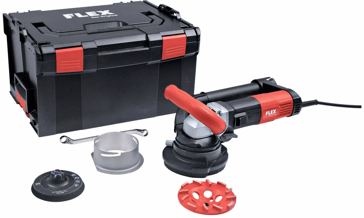 Flex Sanierungsschleifer Universalwerkzeug Schleifer RE 6-5 115,Kit E-Jet 505048