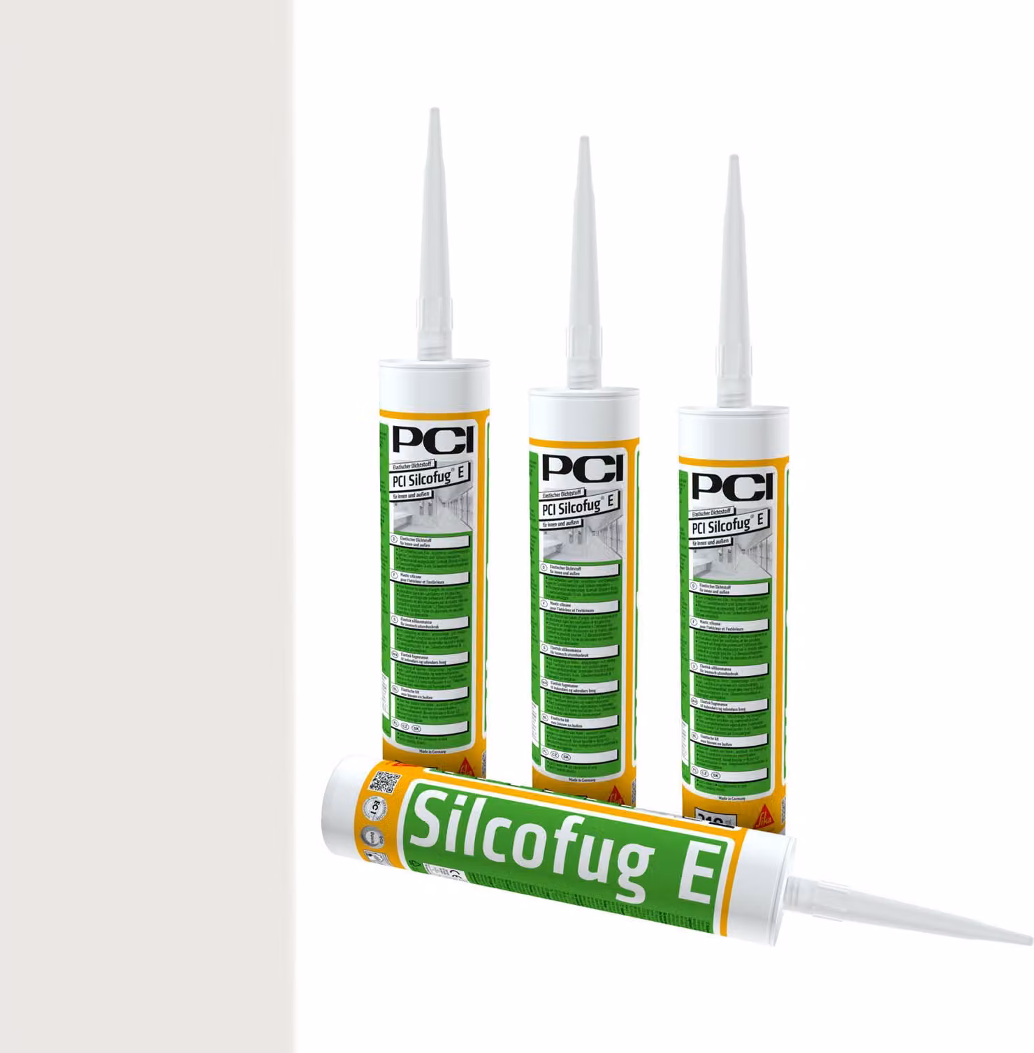 PCI Silcofug E Elastischer Dichtstoff 310ml Silbergrau