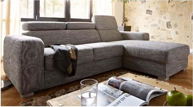 Schlafsofa Ausziehbare Couch Eck Sofa Polster Ecke Couchen Kasten