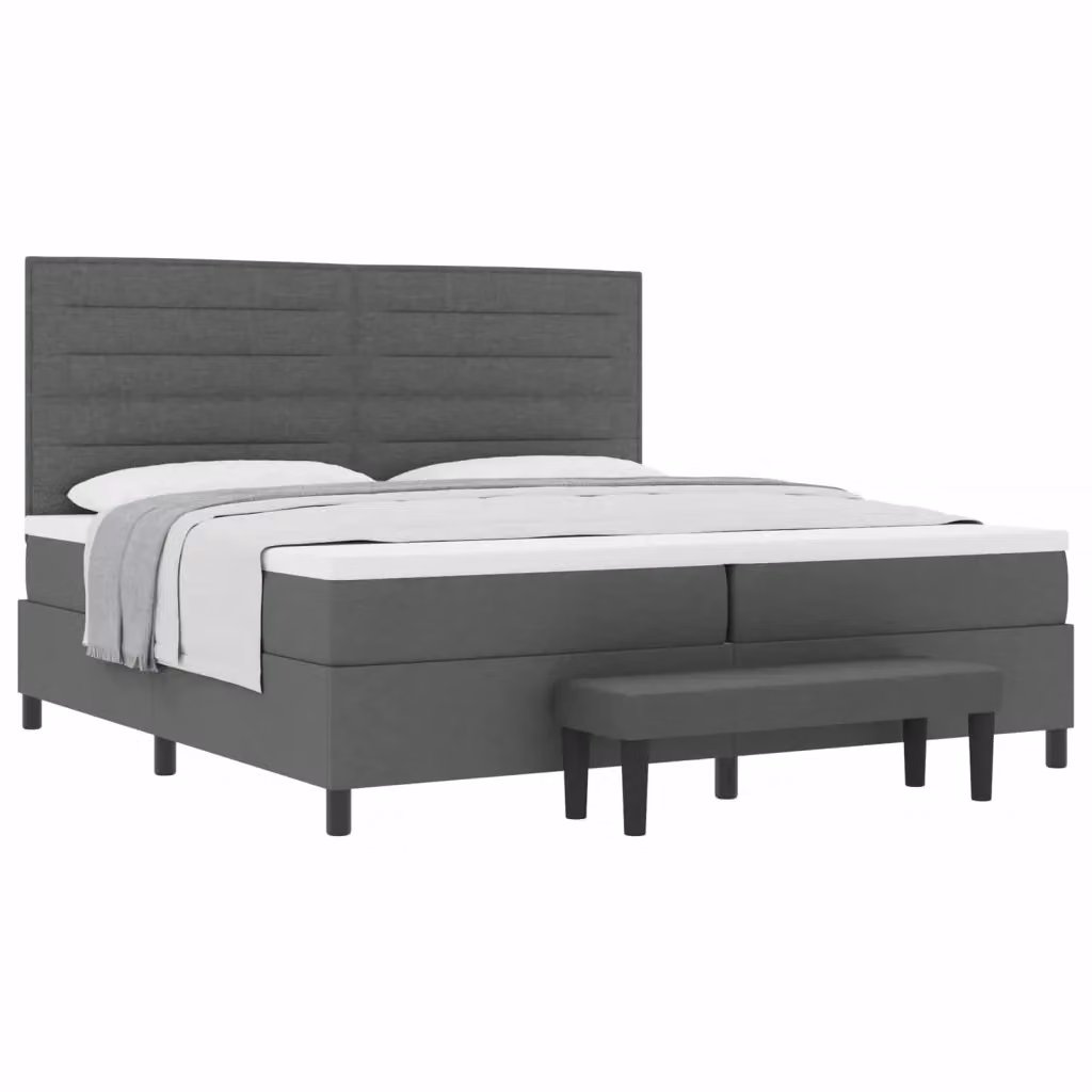 Letto ibrido con materasso a molle insacchettate vidaXL Grigio L: 200 cm, P: 200 cm, H: 280 cm – 2