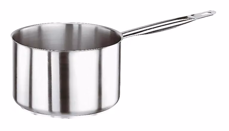 Casseruola Media Serie 1000 in acciaio inox con un manico per induzione, diam.24cm