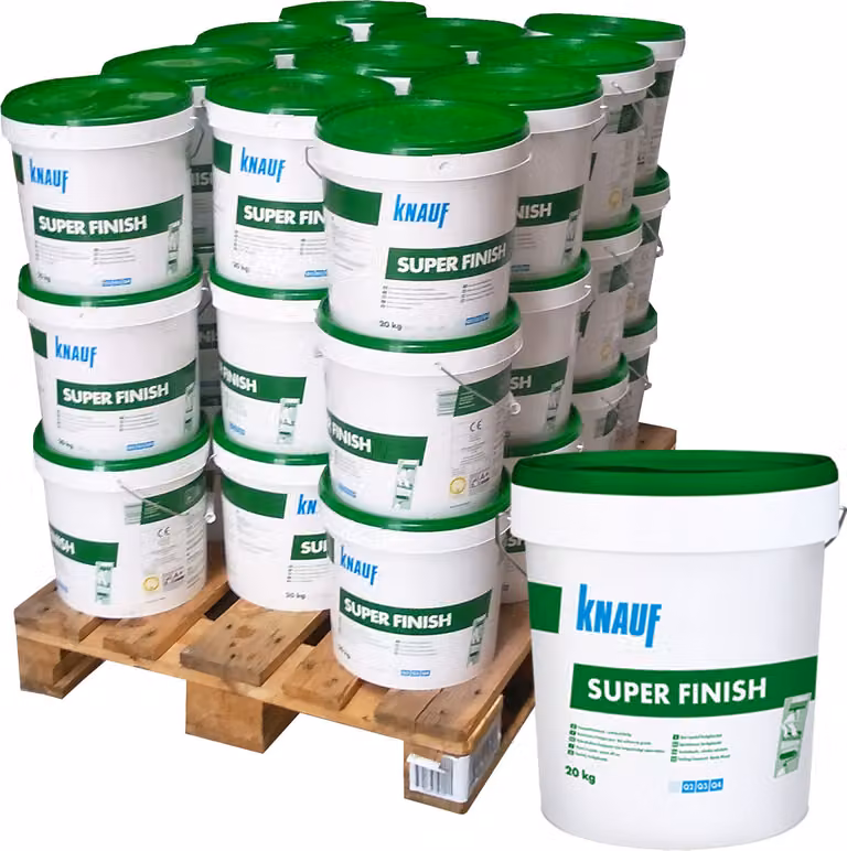 33x KNAUF Sheetrock Super Finish 20kg