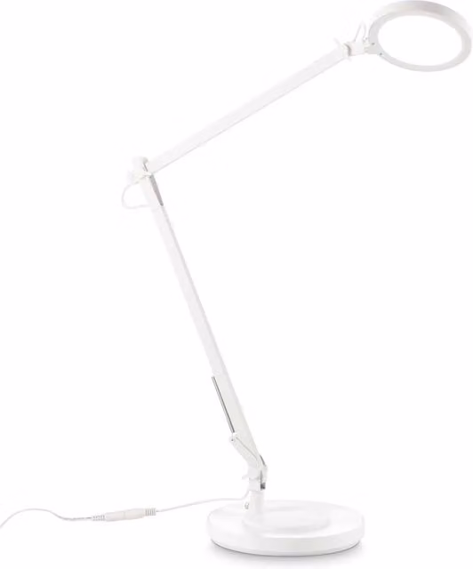 Ideal Lux Futura Lampada da tavolo LED regolabile e dimmerabile in metallo disponibile in bianco o nero