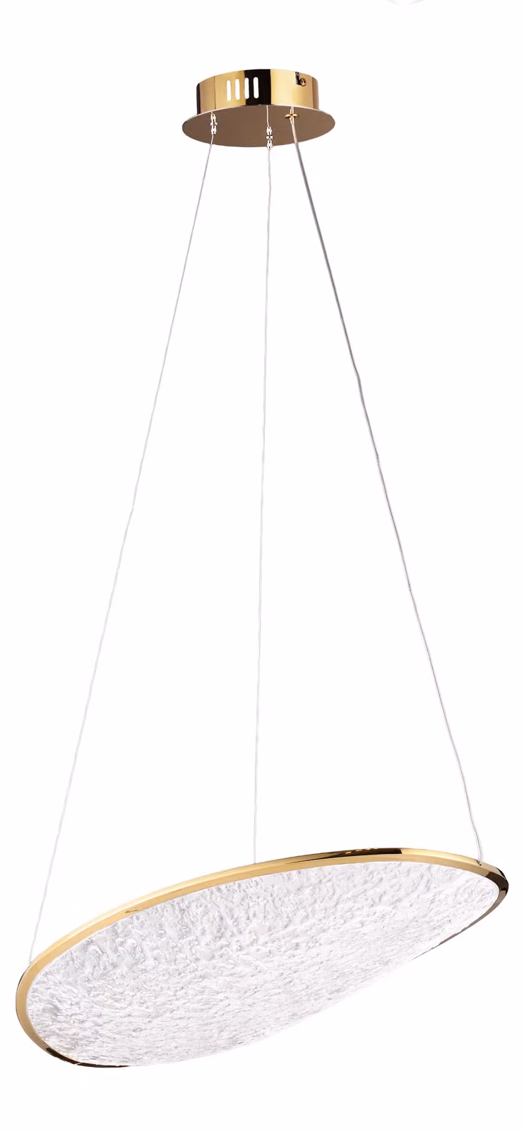 Lampada a sospensione LED EMPIRE dorata 17 W, luce calda 789 lm, acrilico, dimensioni: 220x47x33 cm, IP20, Maxlight