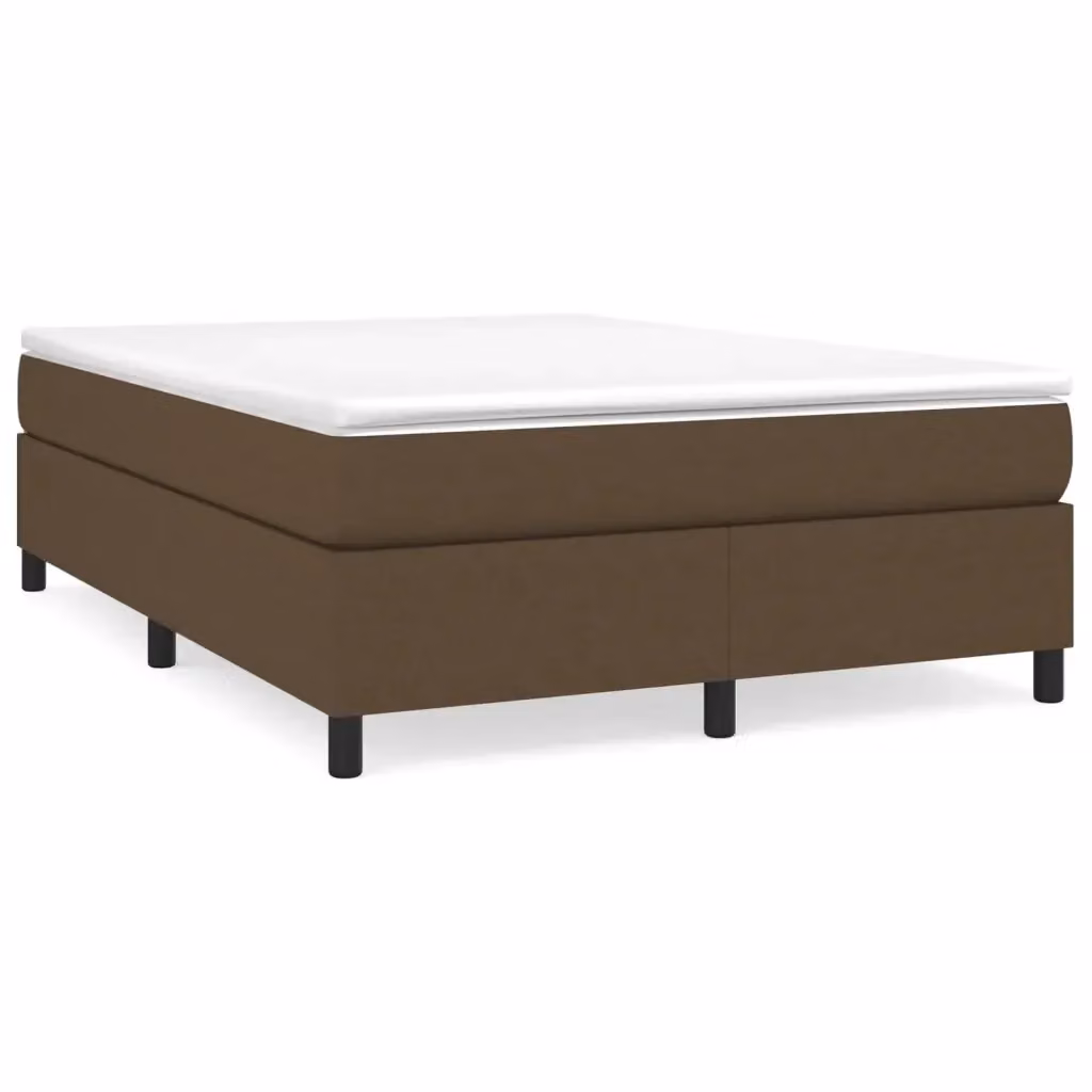 Letto Ibrido con Giroletto a Molle e Materasso vidaXL, Marrone e Bianco, L/P/H: 193 x 140 x 35 cm – 2