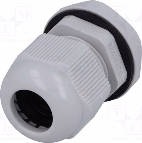 1 x Raccordo per cavo UL94V-2 EGRWW13.5GY1, grigio, grado di protezione IP68, materiale: [specificare il materiale]