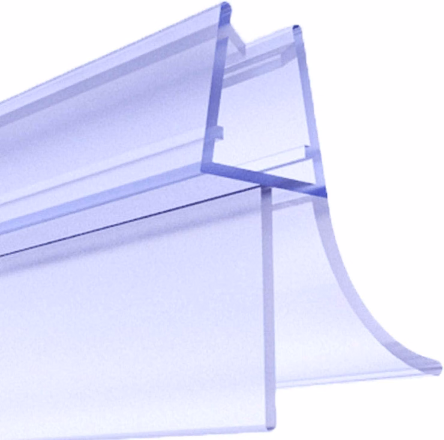 Guarnizione premium per box doccia, 2 x 80 cm - Adatta per vetri di spessore 6 mm, 7 mm e 8 mm - Guarnizione per porte del box doccia
