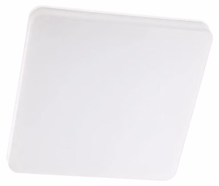 ARELUX XPLANNER SQ. Superficie, con kit di emergenza, 18W, 175-240V AC, 3000K/4000K/6500K, CRI 80, IP54, 120°, bianco