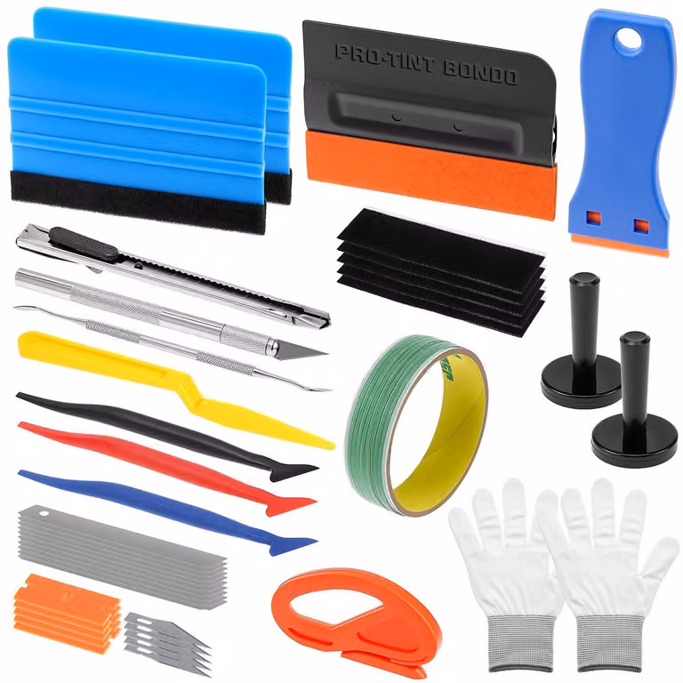 Solidchoice - Kit di strumenti per l'applicazione di pellicole adesive per auto