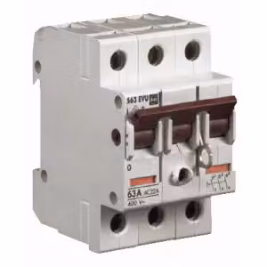 Interruttore principale 63/3 EVU bloccabile ZSD-S63/3/E (281915)