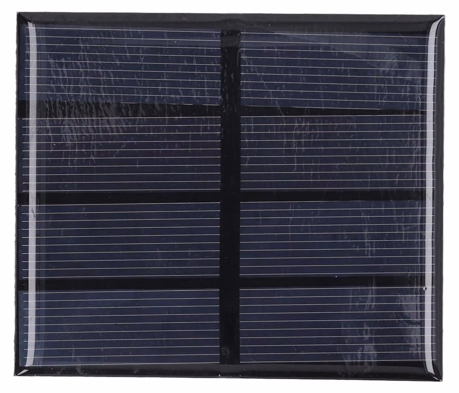 Microcella solare da 0,6 W, 2 V, policristallina, dimensioni 7x8,3 cm, ideale per progetti fai-da-te a energia solare