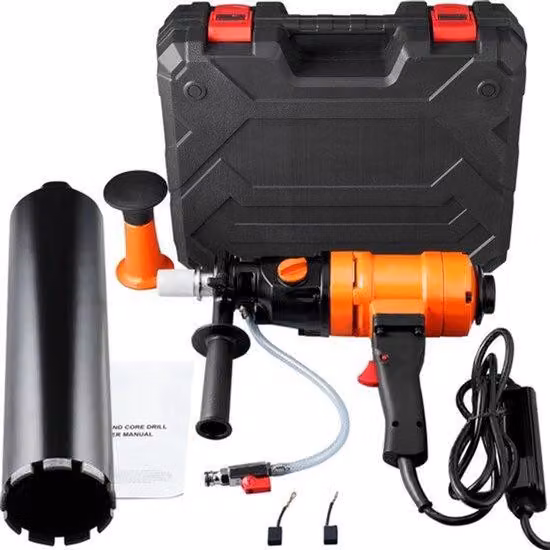 Trapano a percussione portatile - 1500W - 4 pollici - Due velocità - Per foratura del cemento