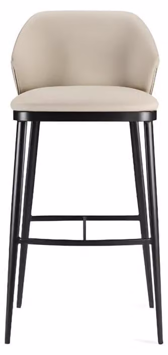 Stuhl Esszimmerstuhl Küchenstuhl Lederstuhl Holz Stoff Modern Beige Stuhl
