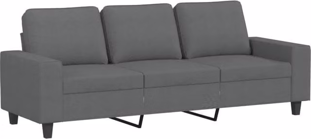 Divano | Divano da soggiorno | Sofa a 3 Posti Grigio Chiaro 180 cm in Tessuto
