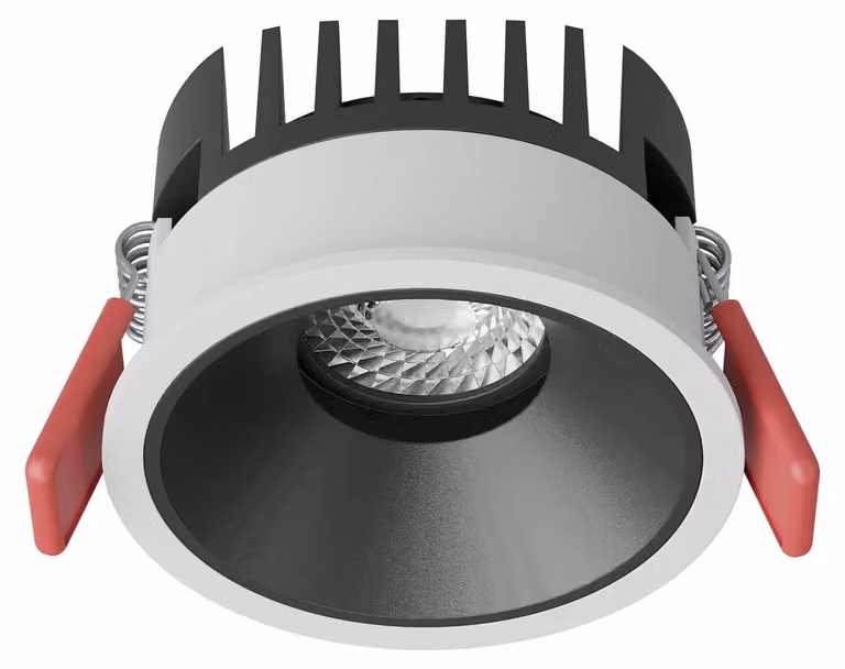 ARELUX XZEN REC. PLAFONIERA A INCASSO DALI 10W 220-240V AC, CRI 90, 36°, finitura SBK - 3000K - Plafoniera in gesso (da verniciare) (ZN02WW DALI SWH/SBK)