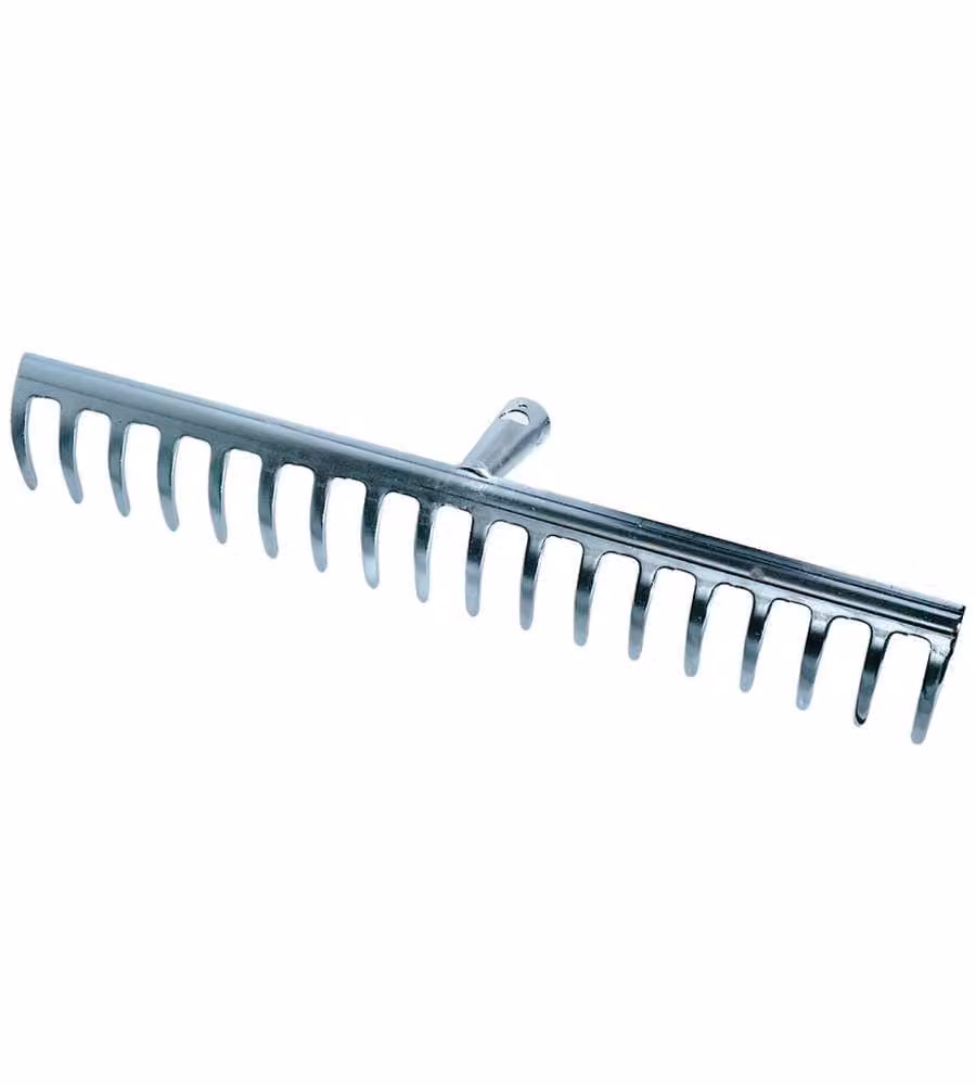 Rastrello zincato 18 denti