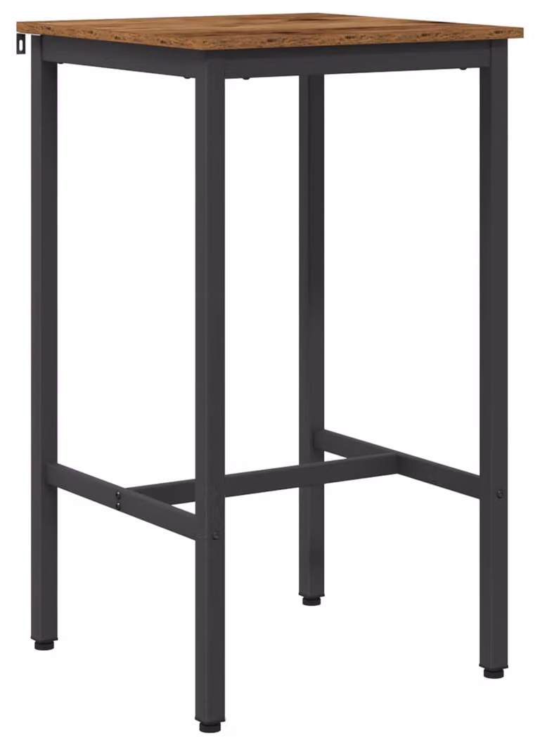 Tavolino: 52 x 52 x 90 cm, materiale: legno composito, provenienza: legno riciclato, forma: rettangolare