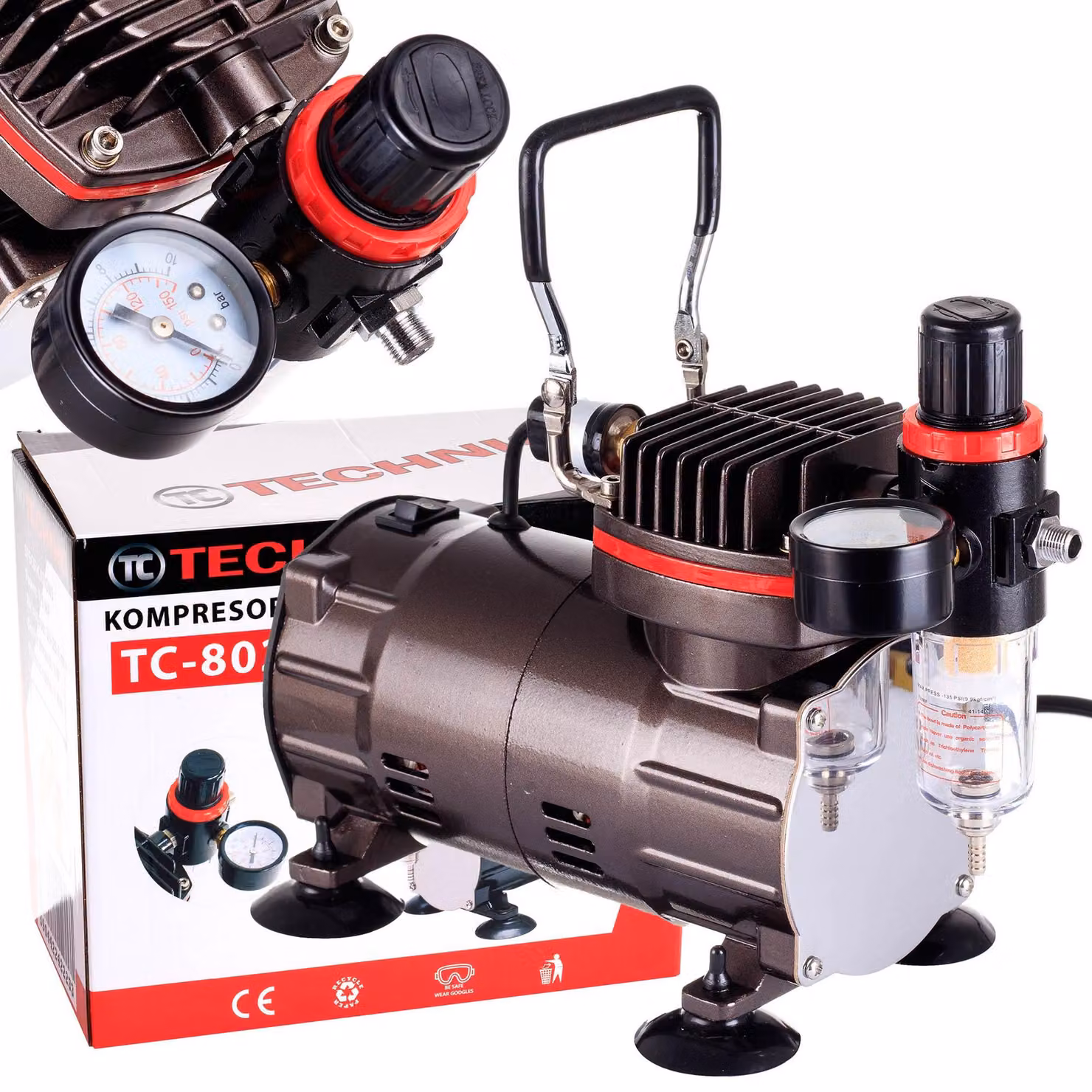 Compressore modello professionale TC Technic AS802