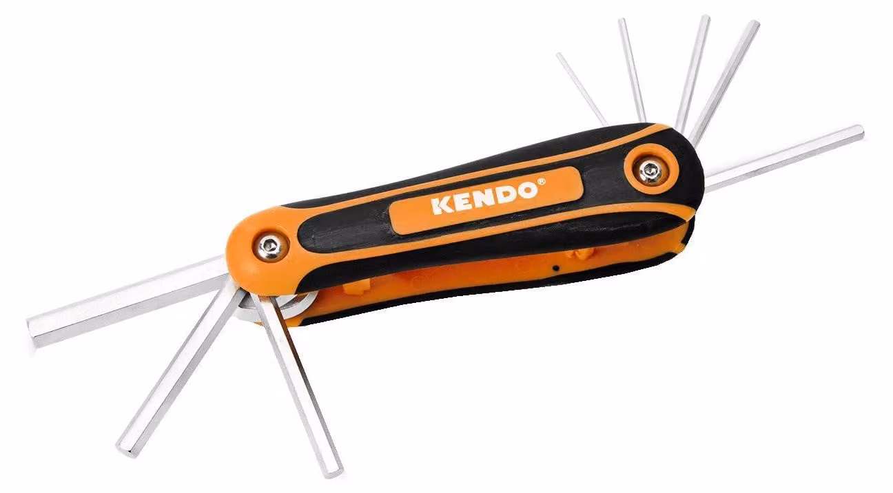 set chiavi maschio esagonali kendo 8 pezzi 1,5;2;2,5;3;4;5;6;8 mm