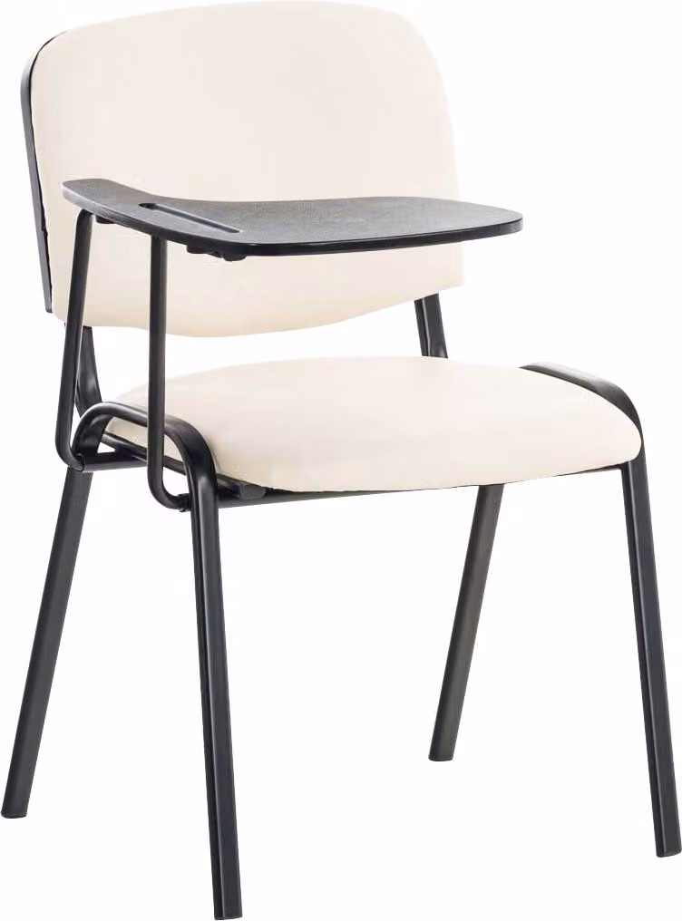 Sedia Ken con tavolo pieghevole in Pelle finta