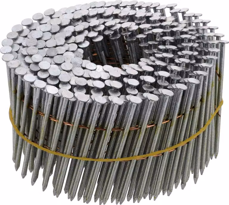 Chiodi per tamburi zincati, 64 x 2,5 mm, 3600 pezzi, inclinazione 15–16°