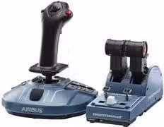 Thrustmaster TCA Officer Pack Airbus Edition Joystick e Quadrante per Simulazione di Volo PC Nero e Blu