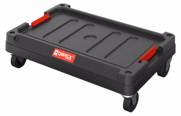 Piattaforma di trasporto Qbrick System TWO con rotelle 595 x 395 x 175 mm
