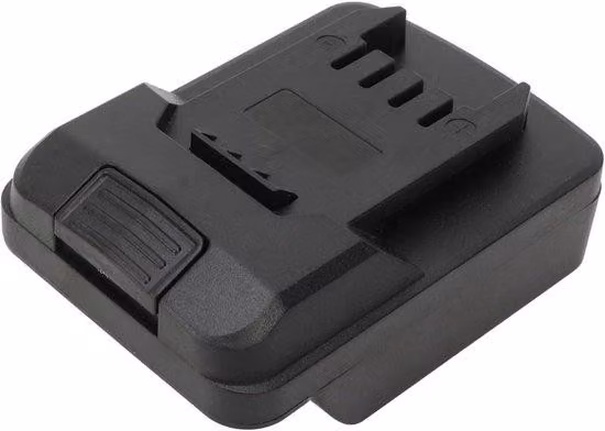 Adattatore al litio 18 V/20 V in ABS nero per utensili elettrici