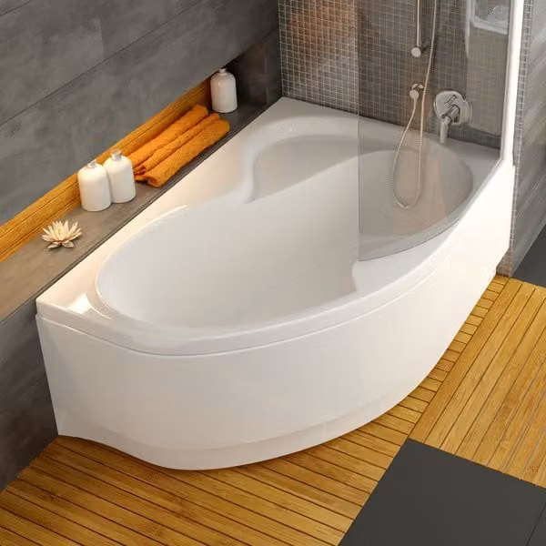 Pannello per vasca RAVAK A ROSA II L 150 cm N bianco neve CZK1200AN0