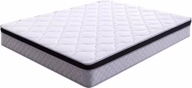 Materasso a molle insacchettate ergonomico 25 cm; bianco