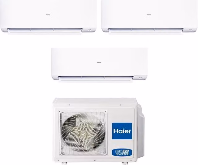 Climatizzatore Condizionatore Split Inverter Haier Trial Serie Expert 9+9+15 con Wi-Fi Integrato Classe Energetica A+++ Colore Bianco