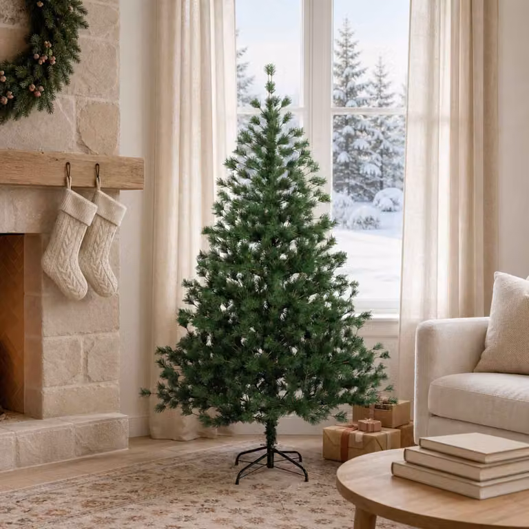 vidaXL Albero di Natale Artificiale con Rami Pieghevoli 150 cm