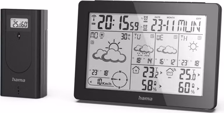 Centro previsioni meteo Hama Meteotime , nero