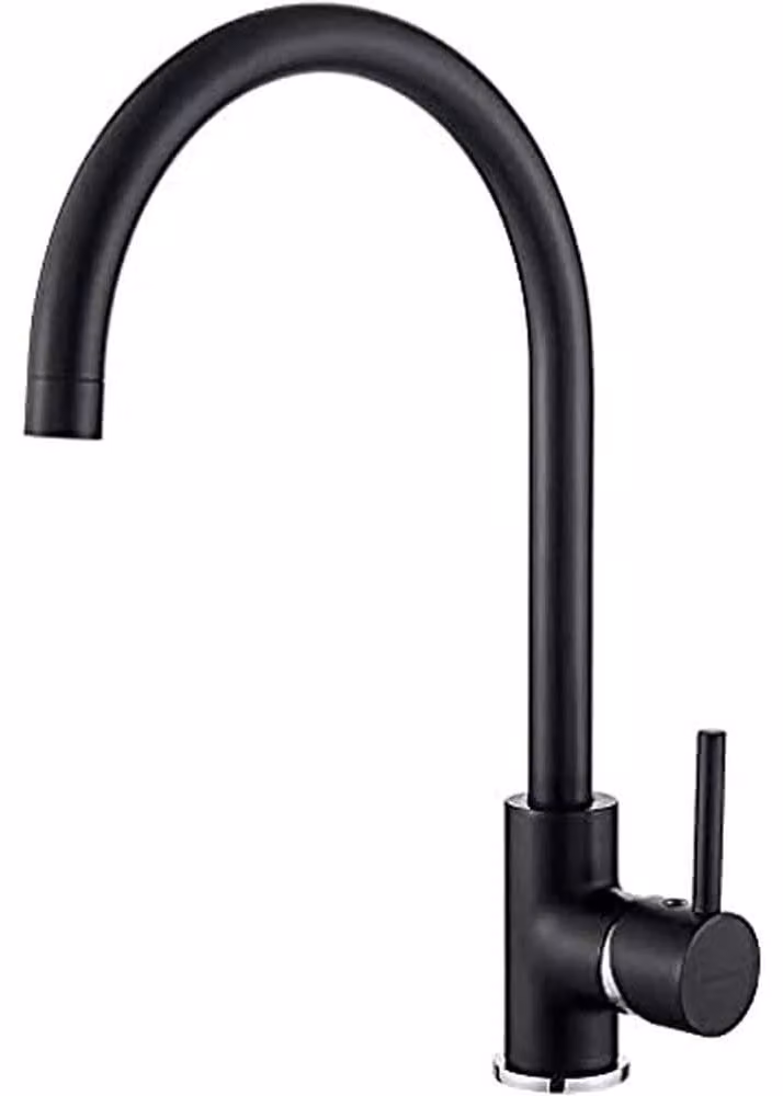 Solidchoice - Rubinetto da cucina con bocchetta girevole a 360° e avvio a freddo