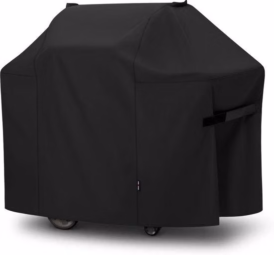 Copertura impermeabile Unicook per barbecue a gas, resistente alle intemperie, colore nero, L 132 cm x P 66 cm x H 107 cm