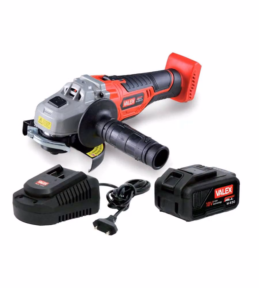 Valex Smerigliatrice Angolare M-SMA1 18V Kit con Batteria 3.0Ah - 115/125mm