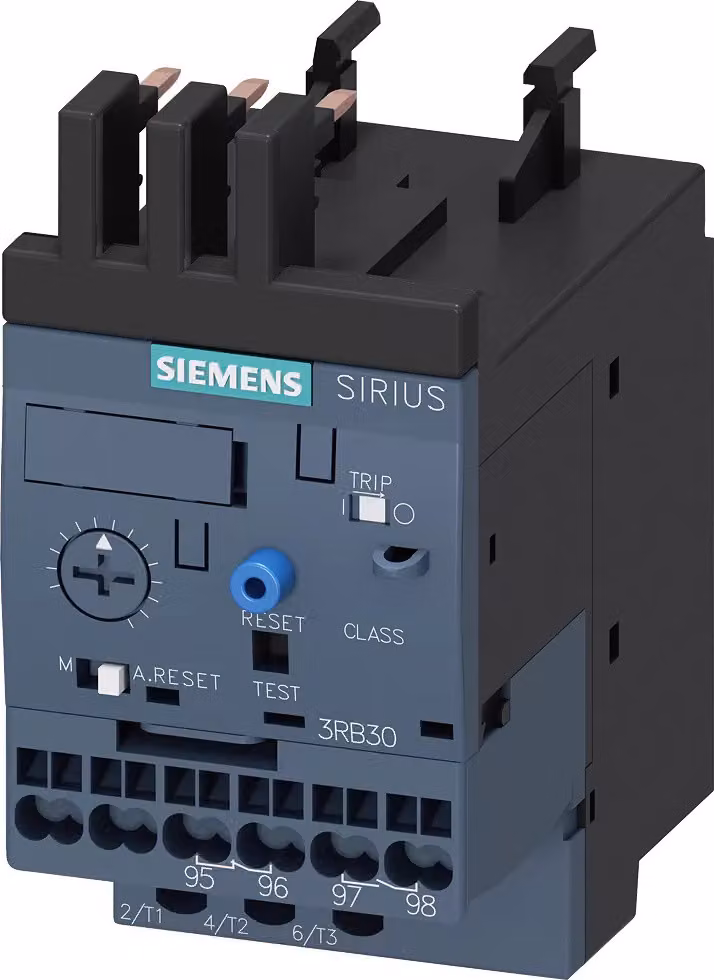 Relè di sovraccarico Siemens 4-16 A per protezione motore S00, Classe 20, montaggio su contattore 3RB30162TE0