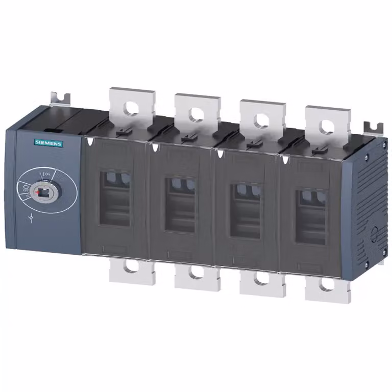Interruttore sezionatore SIEMENS 1000 A, 8 contatti di chiusura, 8 contatti di apertura, Siemens 3KD50400QE100