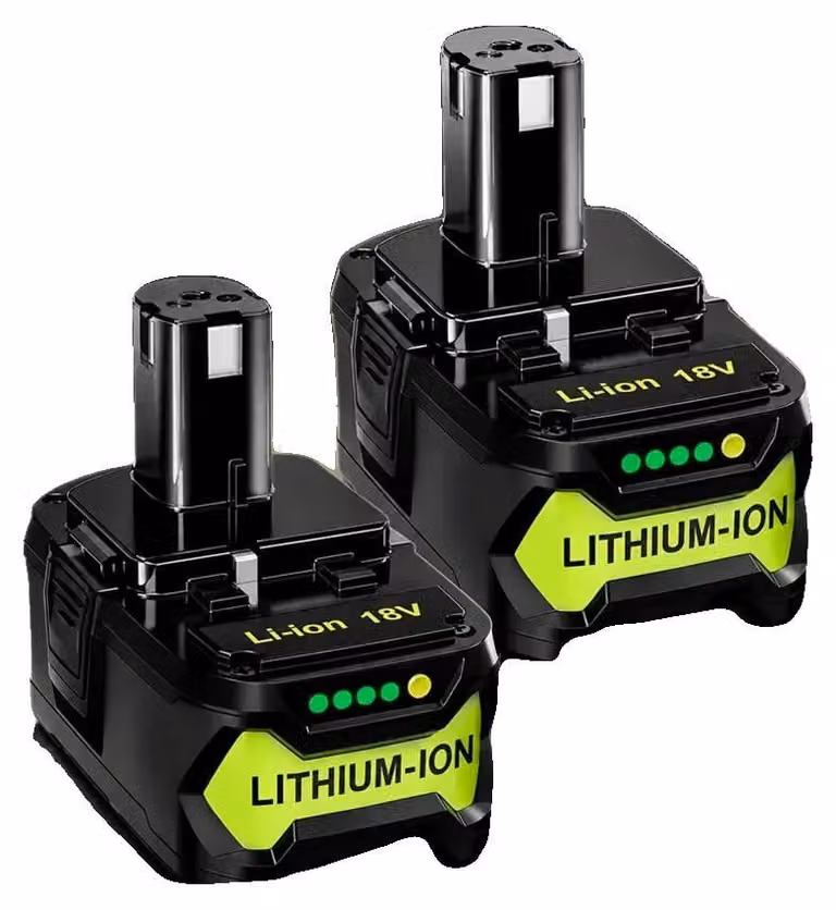 Batterie ricaricabili, capacità di 8000 mAh, compatibili con diversi utensili, 2 pezzi da 8000 mAh