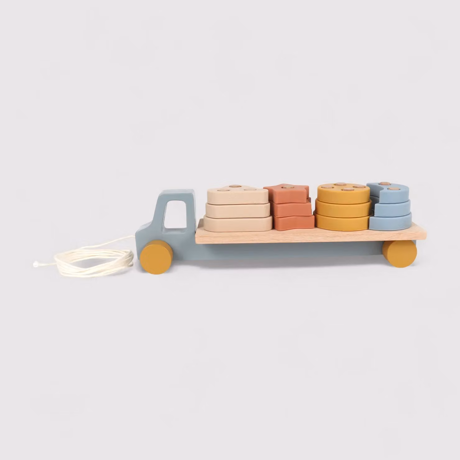 Keyaki - Camion montessoriano in legno con formine