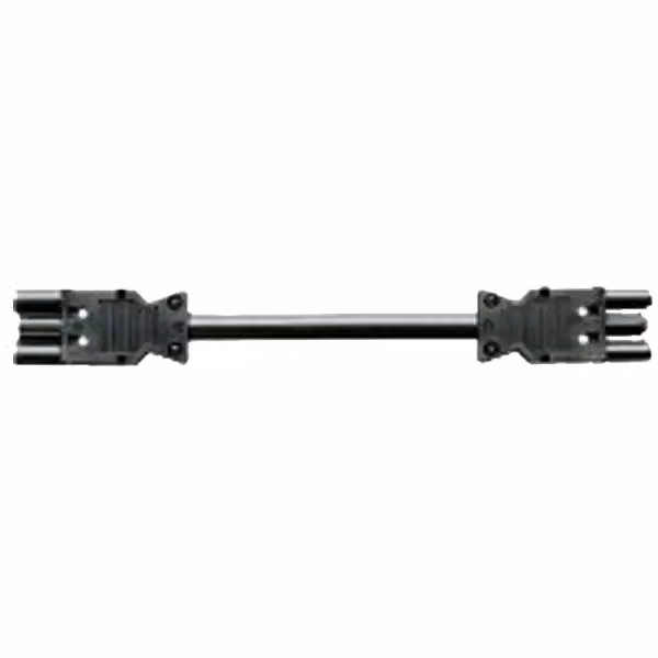 Bachmann S05Z1Z1-F 3G - Stromkabel - GST18i3 (W) zu GST18i3 (M) - 1,0m - Schwarz (375.081)