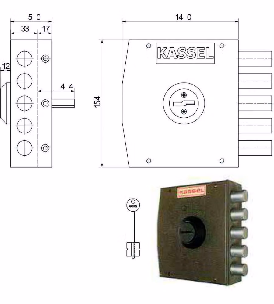 Serratura Sic.Semplice Dx Dm 1101 Kassel