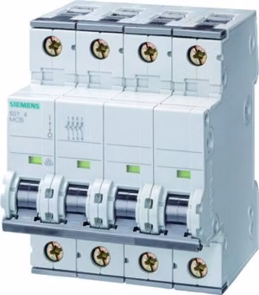 Interruttore miniaturizzato Siemens 400V 6kA, 3+N poli C, 16A, D=70mm 5SY66167