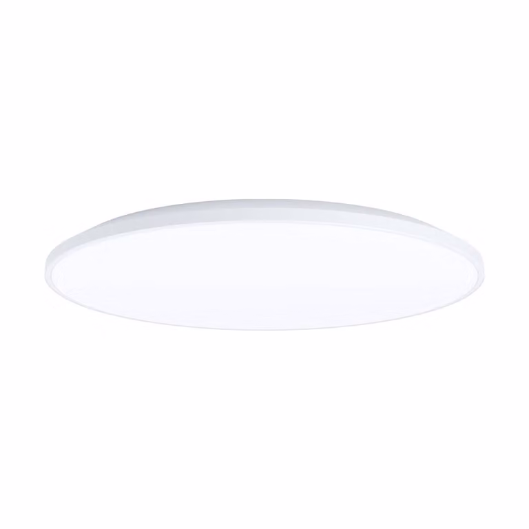 Plafoniera Contemporanea Crespillo Policarbonato Bianco Led Integrato 29W