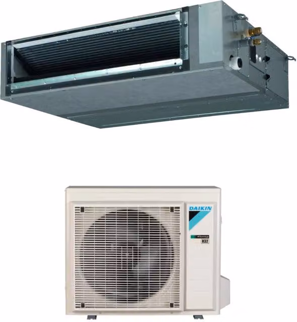 Climatizzatore Canalizzato Daikin Bluevolution FBA35A Monofase 12000 Btu Classe Energetica A++, Colore Bianco, Compatibile con Wi-Fi e App Control